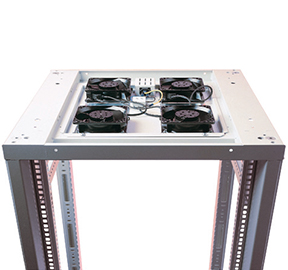 Top mounted fan trays